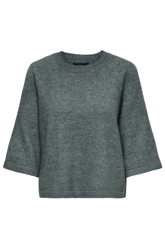 ONLSIMONI 3/4 PULLOVER KNT NOOS 15333199 BALSAM GREEN/MELANGE